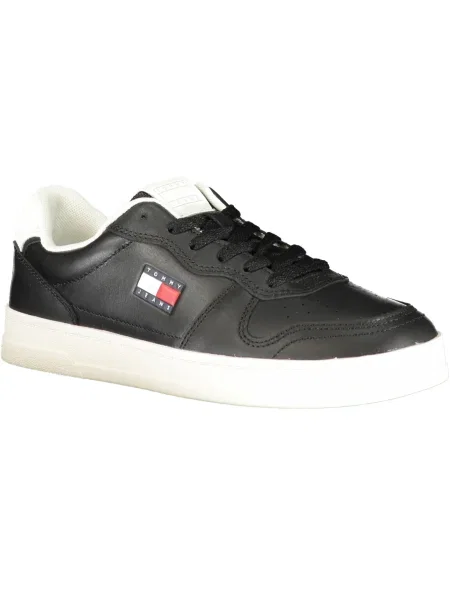 Teniși Tommy Jeans cu toc jos alb