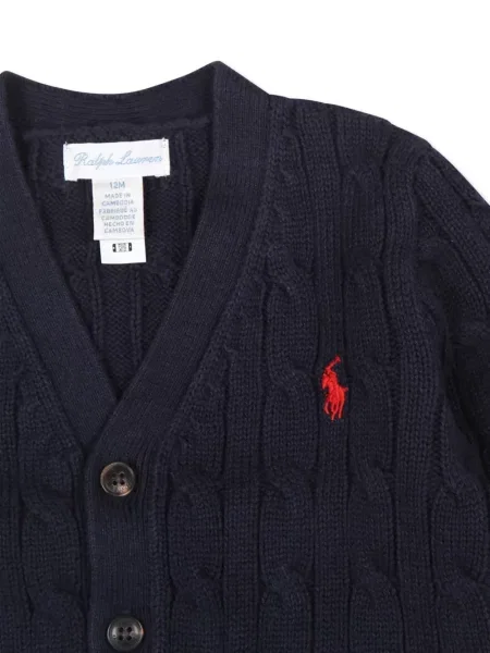 Kardigan dziecięcy Polo Ralph Lauren niebieski