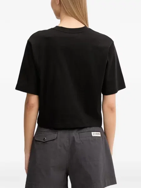 Μπλούζα Ea7 Emporio Armani με αυτόγραφο μαύρο