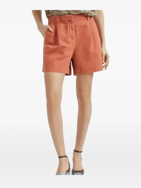 Pantaloni scurți Brunello Cucinelli portocaliu