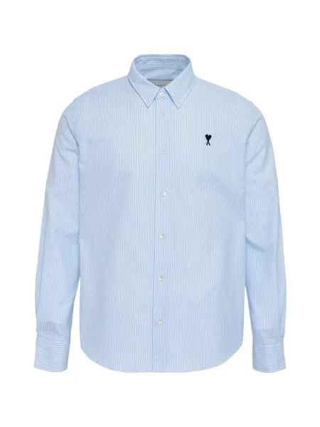 Prugasta košulja Ami Paris plava