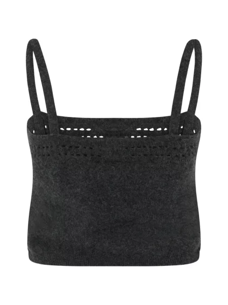 Decupat top Alberta Ferretti gri