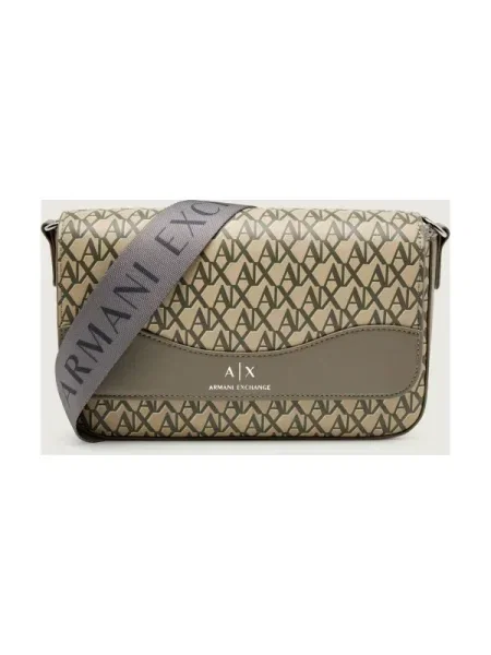 Armani Exchange Geantă poștaș bej