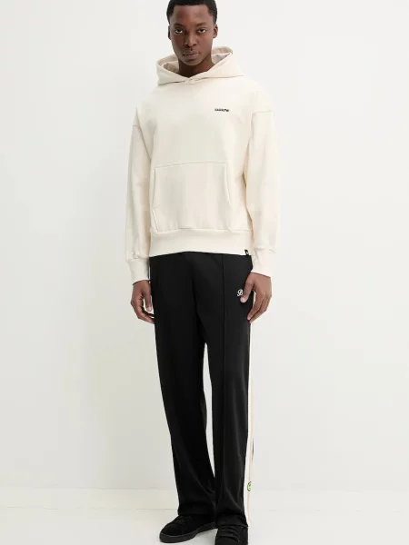 Кофта Barrow з капюшоном з принтом бежевий