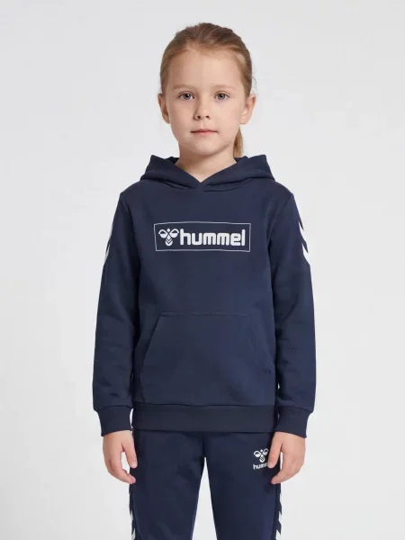 Bluza sportowa dla dzieci Hummel hmlBOX z kapturem niebieska