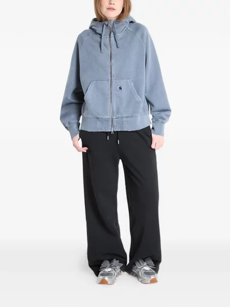 Hanorac cu glugă Carhartt Wip albastru