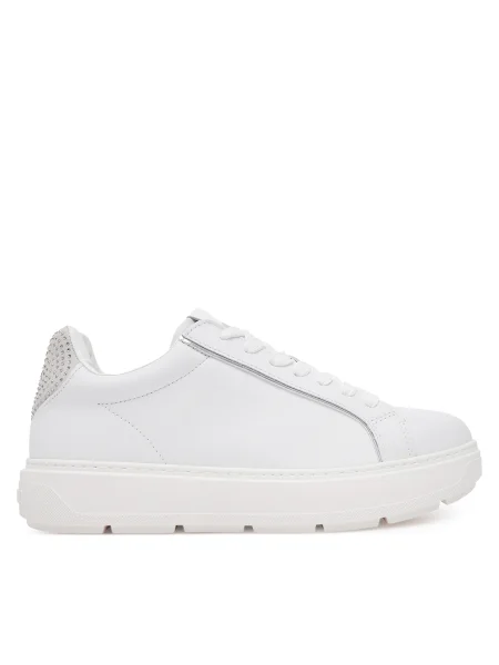 Sneakersy LOVE MOSCHINO biela