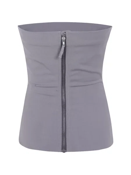 Top Rick Owens fără bretele gri