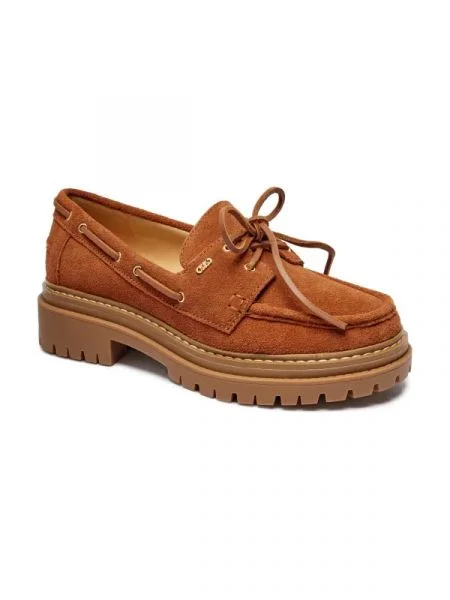 Michael Kors Loafer cipők CAMERON | hasított bőr barna