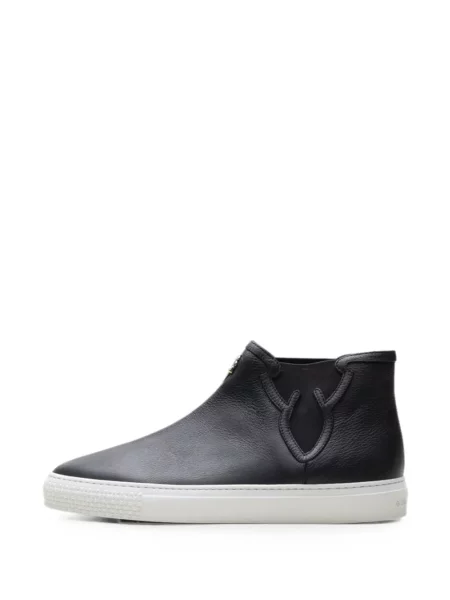 Sneakerși Chrome Hearts cu motiv cu inimi cu autograf negru
