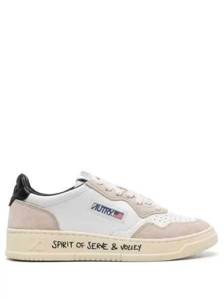 Sneakerși Autry din piele alb
