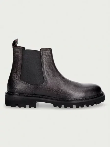 BOSS BLACK De piele ghete chelsea Julyo_Cheb_gr maro