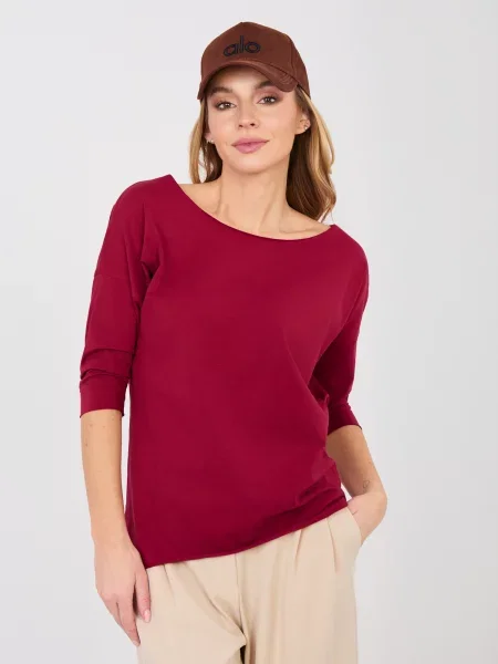 Блуза Rue Paris винено червено