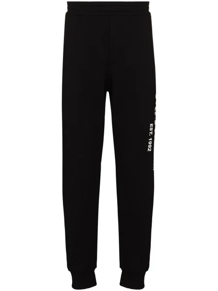Pantaloni Alexander Mcqueen cu imagine negru