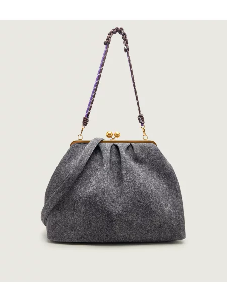 Weekend Max Mara keresztpántos táska női velúrbőr WKAUTILE szürke