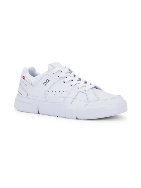 Buty do biegania On Running skórzane do biegania białe