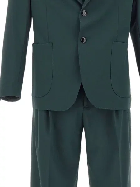 Costum Marchesani cu rever verde