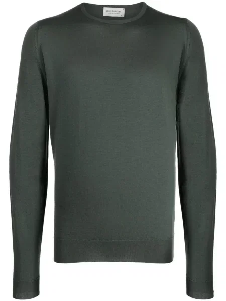Hanorac crewneck John Smedley verde