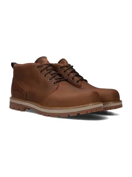 Botki Timberland skórzane brązowe