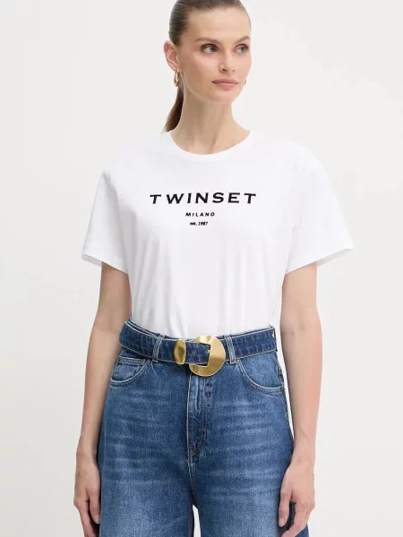 Twinset tricou din alb