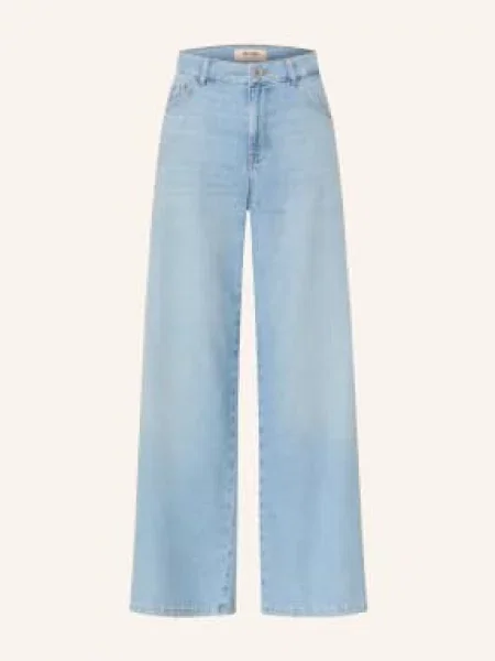 Mos Mosh Džíny S Širokými Nohavicemi Mmnorlan Esma light blue modré