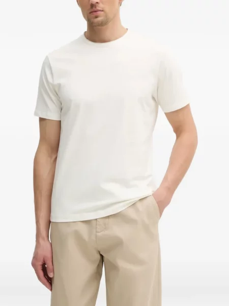 Tricou Hackett London cu broderie alb