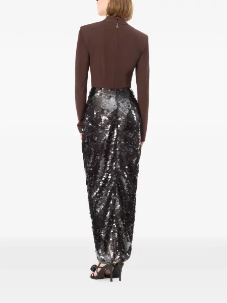 Rochie midi Rotate Birger Christensen maro
