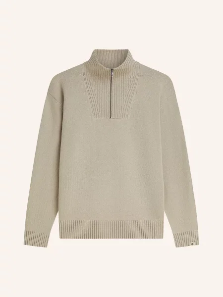 Scotch & Soda Svetr Troyer S Rolákem Z Merino Vlny béžová