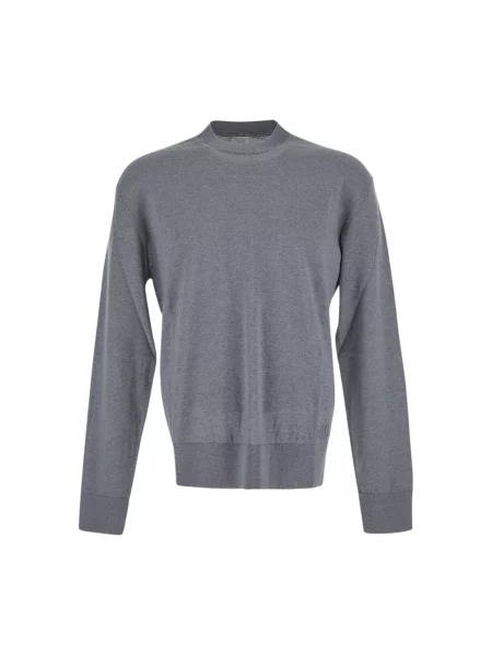 Sweter Laneus wełniany szary