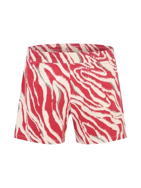 S.Oliver Pantaloni de pijama deschis / roșu orange / crem gri