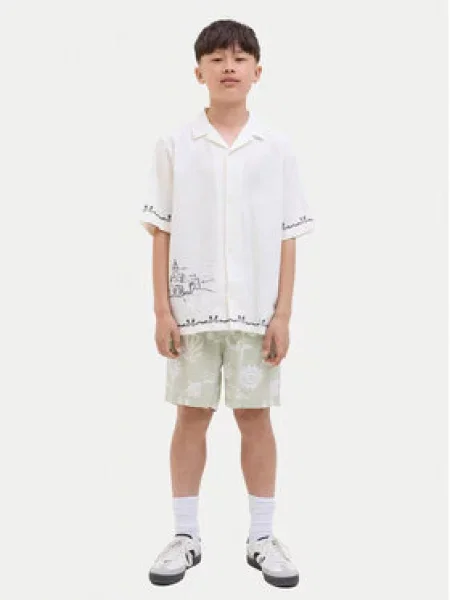 Jack & Jones Junior Szövet rövidnadrág zöld