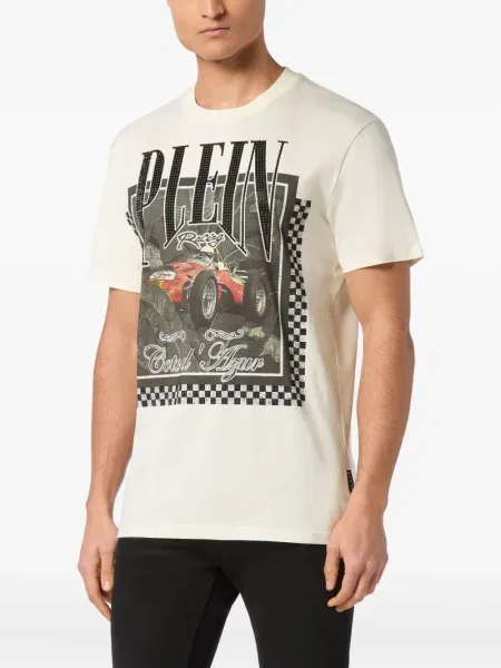 Tricou Philipp Plein alb