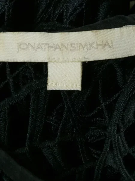 Top Simkhai din dantelă negru