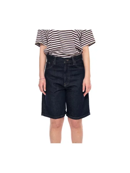 Carhartt WIP W Brandon szorty jeansowe niebieskie