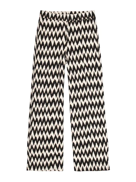 GARCIA Pantaloni bej închis / negru / natural alb