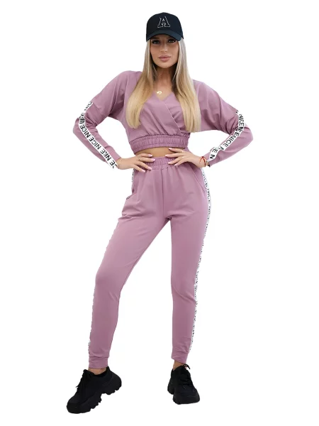 Kalhoty Kesi růžové