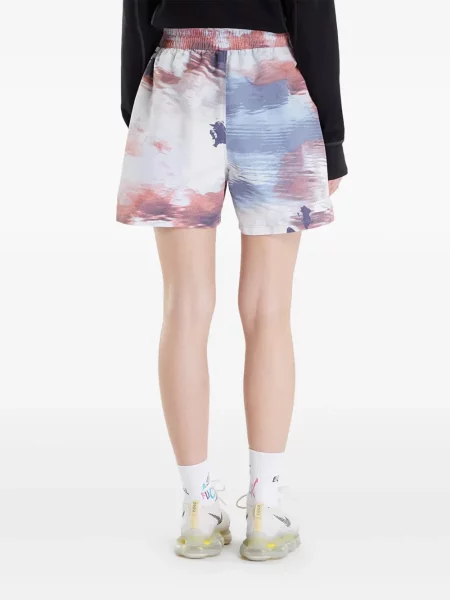 Top sport Nike din fleece plisat fără mâneci alb