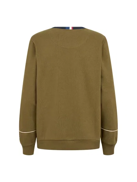 U.S. POLO ASSN. Pulóver Klara tengerészkék / olíva fehér