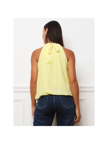 Top La Modeuse galben