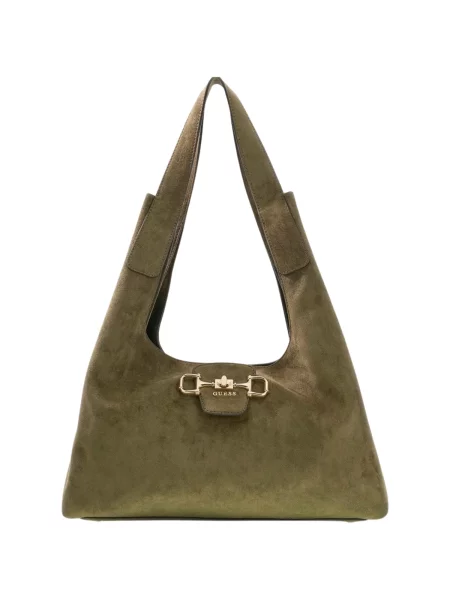 Geanta hobo Guess verde