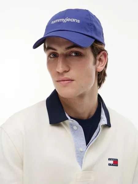 Tommy Jeans Șapcă / alb albastru