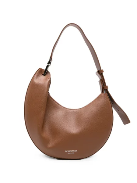 Geantă Emporio Armani din piele maro