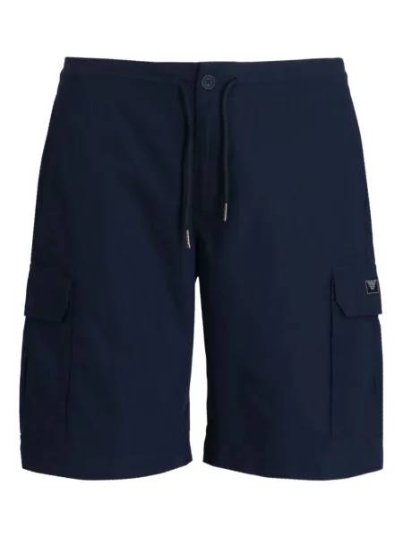 Pantaloni scurți Emporio Armani albastru