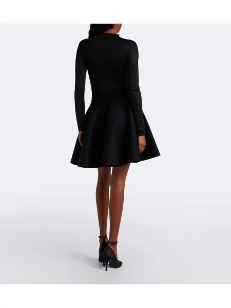 Fustă Alaïa de lână negru