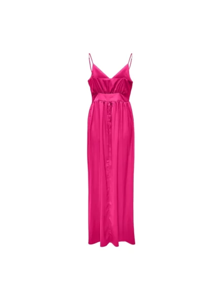 Maksi sukienka maxi Only bez rękawów fioletowa