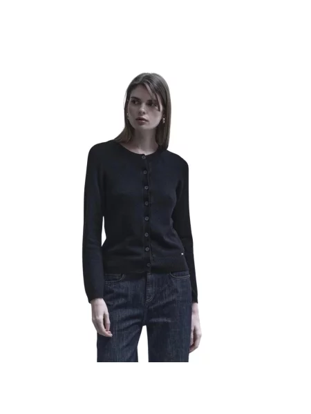 Kardigan Kaos wełniany czarny