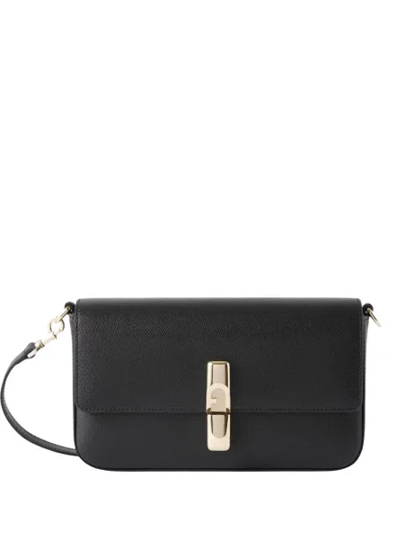 Body Furla din piele negru