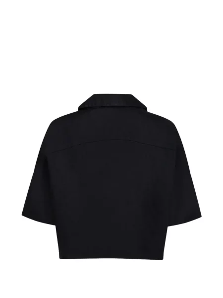 Gulerat scurt cămașă Dkny negru