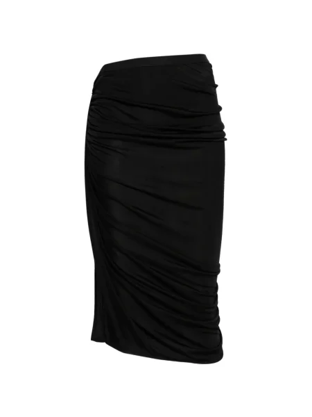 Миди пола Rick Owens Lilies черно