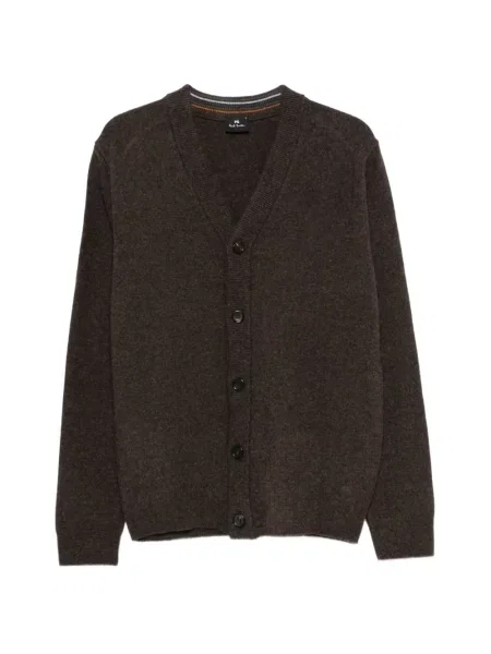 Cardigan Ps Paul Smith de lână maro